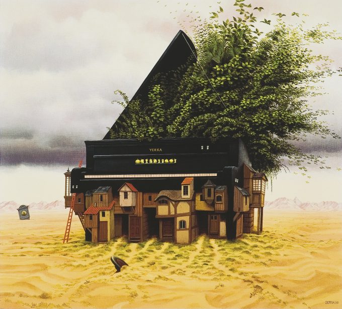Jacek Yerka Fortepian