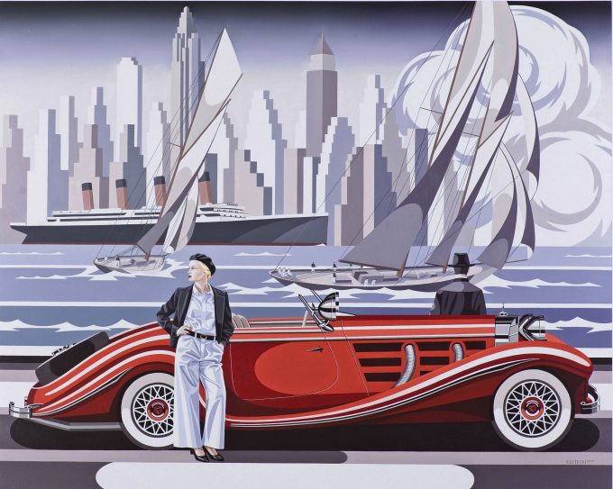Kobieta i Mercedes V 4/50