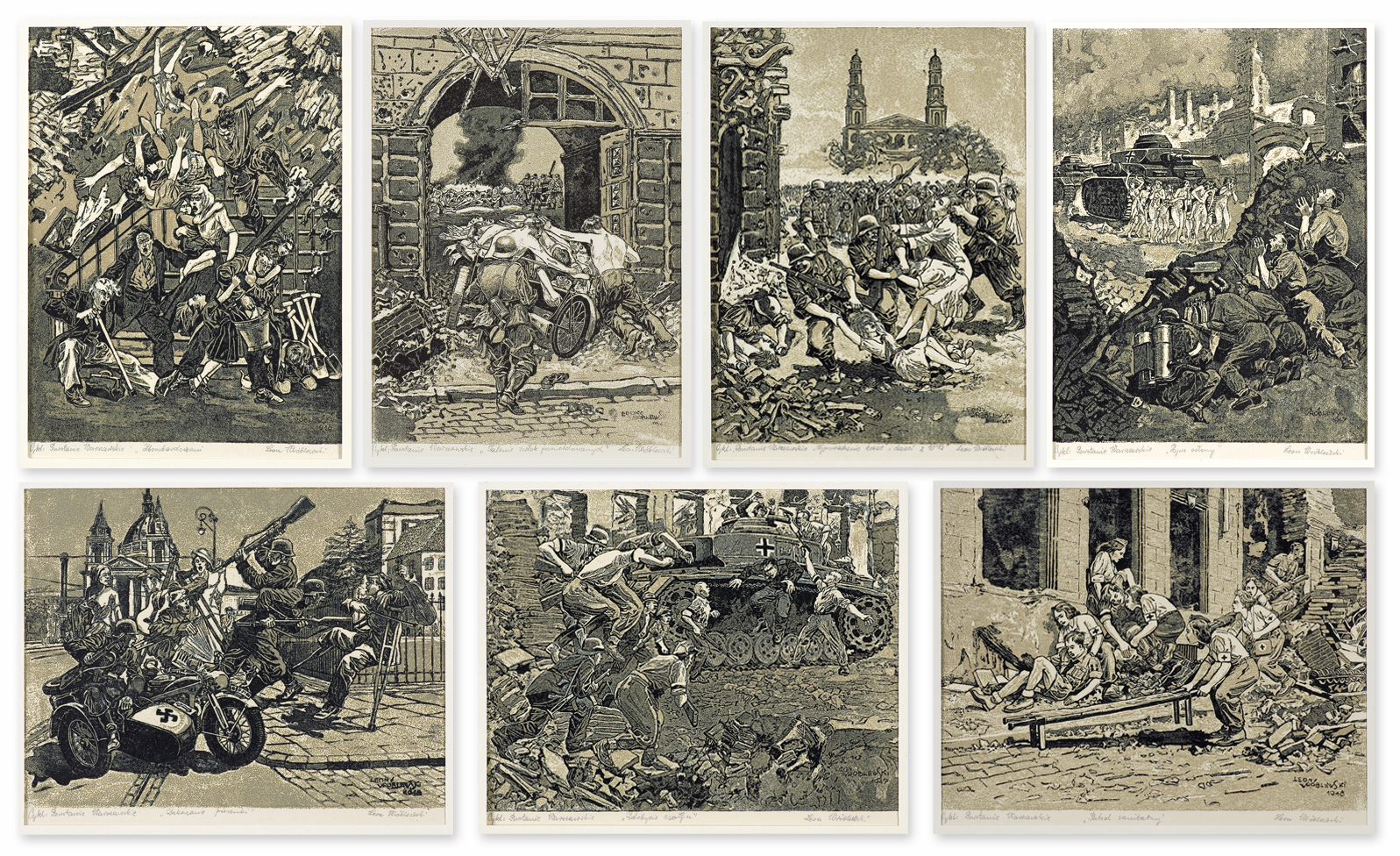 Wróblewski Leon - Z CYKLU POWSTANIE WARSZAWSKIE