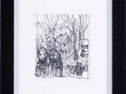 Duda Gracz Jerzy - Szkic do obrazu Zielin - Sensacja