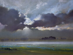 Michalik Marian - PEJZAŻ Z CHMURAMI, 1990