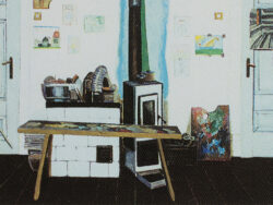 Modzelewski Jarosław - SZKIC DO OBRAZU „MARTWA NATURA...", 2001