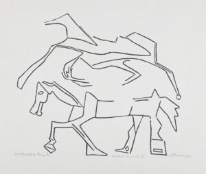Panek Jerzy - GALOPUJĄCE KONIE II, 1970