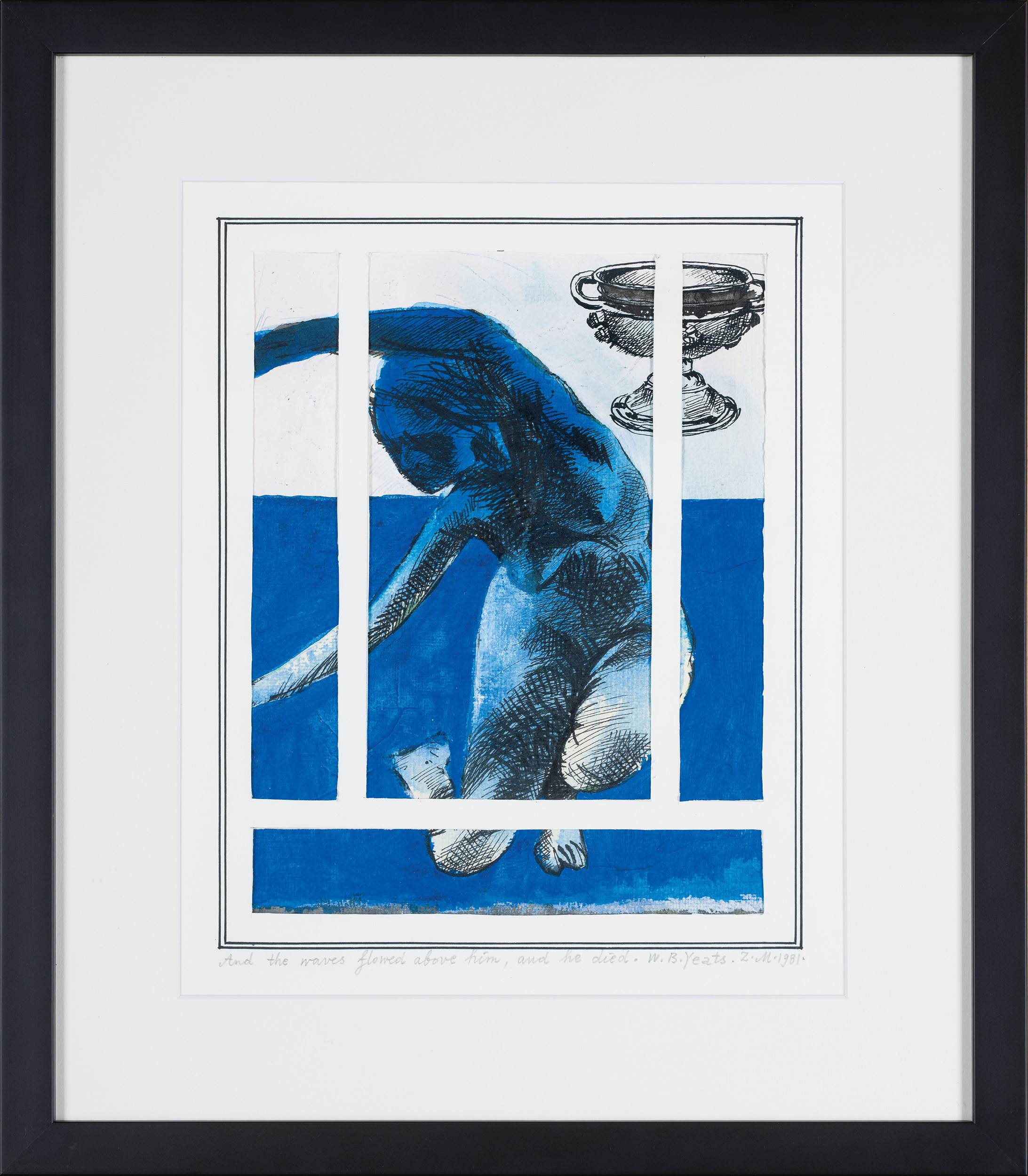 Makowski Zbigniew - AND THE WAVES FLOWED ABOVE HIM..., 1981 - obrazek 2